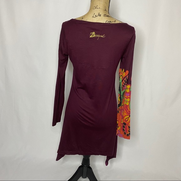 Desigual Long Sleeve Tunic Shirt Dress - Picture 5 of 11